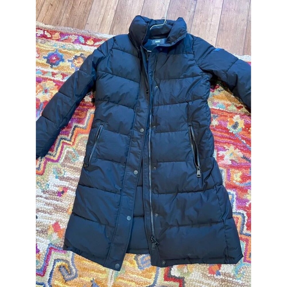 DKNY Long Puffer Coat S